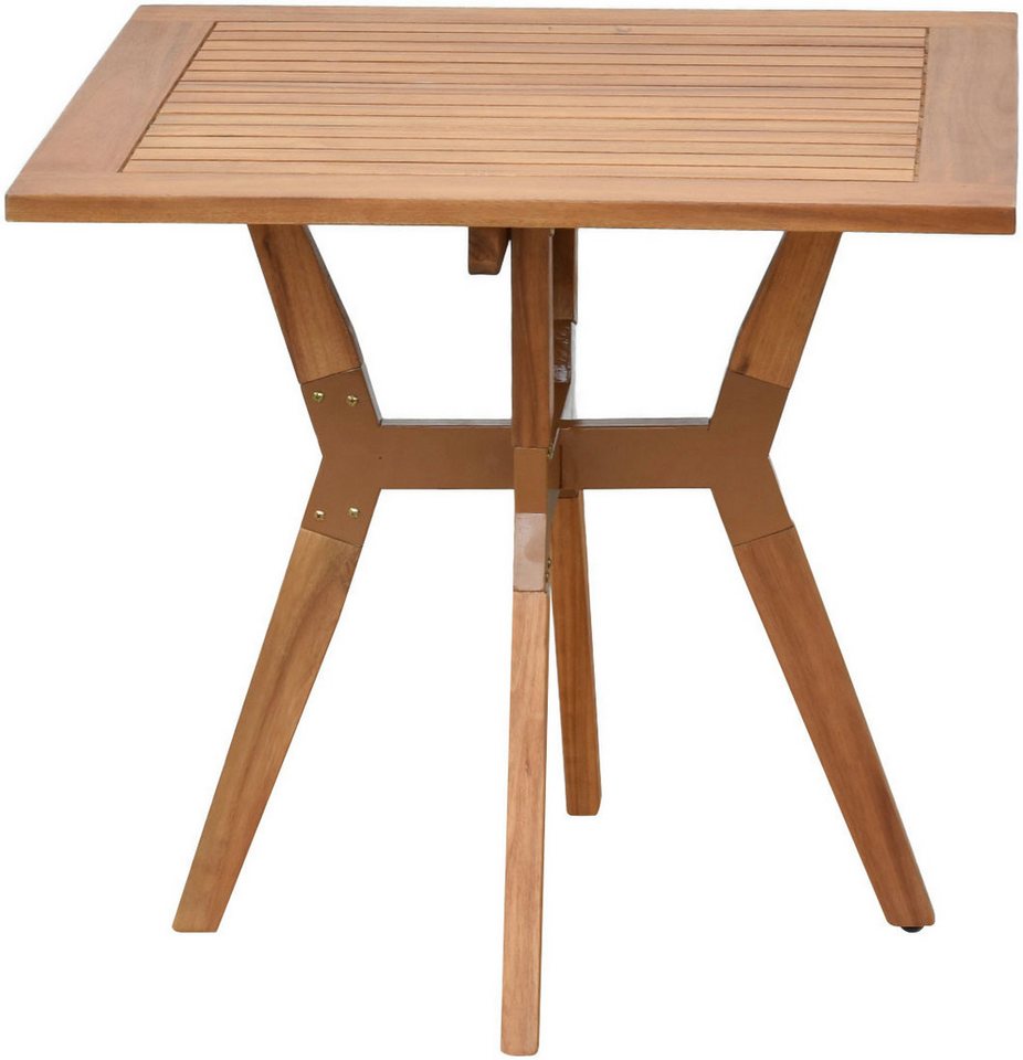 MERXX Bistrotisch (1-St), aus Akazienholz, BxTxH: 70x70x65 cm von MERXX