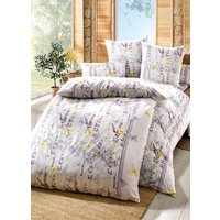 Bettwäsche-Garnitur mit farbenfroher Lavendelwiese Bettwäsche-Garnitur mit farbenfroher Lavendelwiese von MESANA