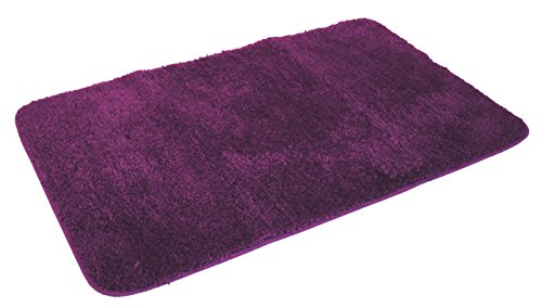 Mesana J-10008/101 aubergine Badematte, Mikrofaser, 80x150 cm von MESANA