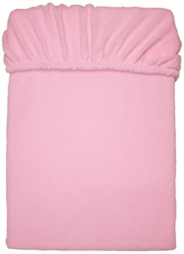 Mesana C-10003/10 Mikrofaser Fleece Spannbetttuch 140 - 160 x 200 cm, kuschelig weich und warm, viele Farben, rosa von MESANA