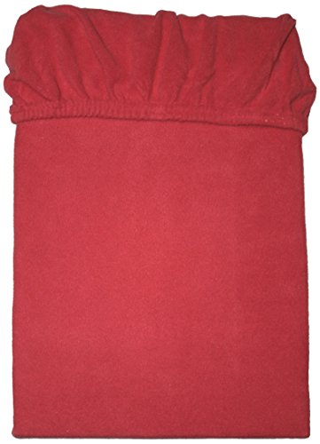 Mesana C-10004/13 Mikrofaser Fleece Spannbetttuch 180 - 200 x 200 cm, kuschelig weich und warm, viele Farben, bordeaux von MESANA