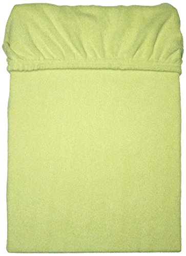 Mesana C-10004/27 Mikrofaser Fleece Spannbetttuch 180 - 200 x 200 cm, kuschelig weich und warm, viele Farben, grün von MESANA