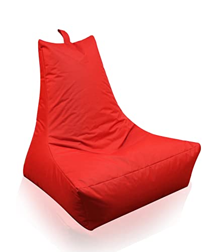 Mesana XXL Lounge-Sessel, ca. 100x90x80 cm, Sitzsack für Outdoor & Indoor, wasserabweisend, Farbe rot Mesana XXL Lounge-Sessel, ca. 100x90x80 cm, Sitzsack für Outdoor & Indoor, wasserabweisend, Farbe rot von MESANA