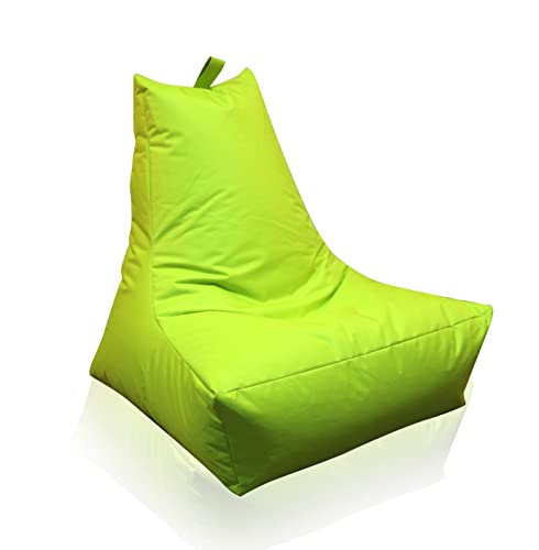 Mesana XXL Lounge-Sessel, ca. 100x90x80 cm, Sitzsack für Outdoor & Indoor, wasserabweisend, viele verschiedene Farben, apfelgrün von MESANA
