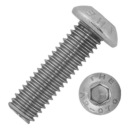 Linsenkopfschrauben mit Innensechskant (ISK) M8x120/120 mm aus Edelstahl A2 (10 Stück) | ISO 7380 - Rundkopfschrauben - Linsenschrauben - Schrauben von MESAROS® von MESAROS