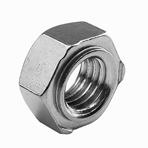 Schweißmuttern M10 aus Edelstahl A2 (5 Stück) | DIN 929 - Anschweißmuttern - Sechskantmuttern von MESAROS® von MESAROS