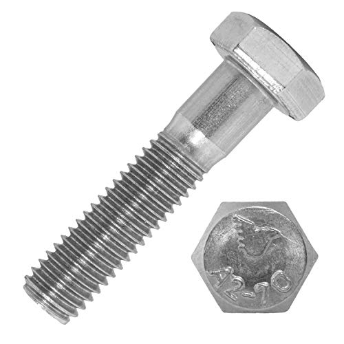Sechskantschrauben mit Schaft M12x100 mm aus Edelstahl A2 (5 Stück) | DIN 931 - Maschinenschrauben - Gewindeschrauben - Schrauben von MESAROS® von MESAROS