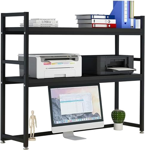 2-stöckiges Schreibtisch-Bücherregal/Bücherregal – Computertisch-Aufsatz, verstellbares Organizer-Rack, Mehrzweck-Arbeitsplatten-Aufsatz-Bücherregal, für Büro-/Heim-Aufbewahrungs-Display-Rack (Farbe: 2-stöckiges Schreibtisch-Bücherregal/Bücherregal – Computertisch-Aufsatz, verstellbares Organizer-Rack, Mehrzweck-Arbeitsplatten-Aufsatz-Bücherregal, für Büro-/Heim-Aufbewahrungs-Display-Rack (Farbe: von MESCXTY