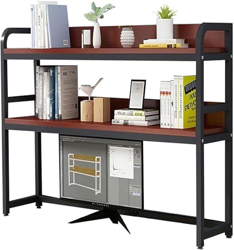 2-stufiges, verstellbares Schreibtisch-Organizer-Rack – Mehrzweck-Bücherregal für die Arbeitsplatte, Schreibtisch-Bücherregal für Computertische, Industrieregal, modernes Aufbewahrungsregal (D, 75 x 2-stufiges, verstellbares Schreibtisch-Organizer-Rack – Mehrzweck-Bücherregal für die Arbeitsplatte, Schreibtisch-Bücherregal für Computertische, Industrieregal, modernes Aufbewahrungsregal (D, 75 x von MESCXTY