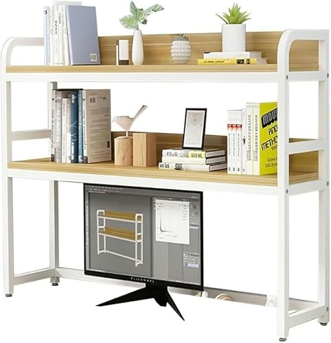 2-stufiges, verstellbares Schreibtisch-Organizer-Rack – Mehrzweck-Bücherregal für die Arbeitsplatte, Schreibtisch-Bücherregal für Computertische, Industrieregal, modernes Aufbewahrungsregal (D, 75 x 2-stufiges, verstellbares Schreibtisch-Organizer-Rack – Mehrzweck-Bücherregal für die Arbeitsplatte, Schreibtisch-Bücherregal für Computertische, Industrieregal, modernes Aufbewahrungsregal (D, 75 x von MESCXTY