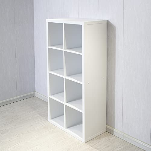 8 Würfel-Organizer mit offenem Regal auf der Rückseite, Bücherregal, kann vertikal oder horizontal aufgestellt Werden, geeignet für Zuhause, Büro, modernes, Schlichtes Design 8 Würfel-Organizer mit offenem Regal auf der Rückseite, Bücherregal, kann vertikal oder horizontal aufgestellt Werden, geeignet für Zuhause, Büro, modernes, Schlichtes Design von MESCXTY