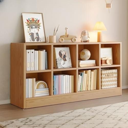 MESCXTY Bücherregal, moderner Aufbewahrungsschrank aus Holz mit geschlossenem Bücherregal für kompakte Aufbewahrung, Heimbüromöbel – Natur, 139,7 cm L x 30,5 cm B x 73,7 cm H MESCXTY Bücherregal, moderner Aufbewahrungsschrank aus Holz mit geschlossenem Bücherregal für kompakte Aufbewahrung, Heimbüromöbel – Natur, 139,7 cm L x 30,5 cm B x 73,7 cm H von MESCXTY