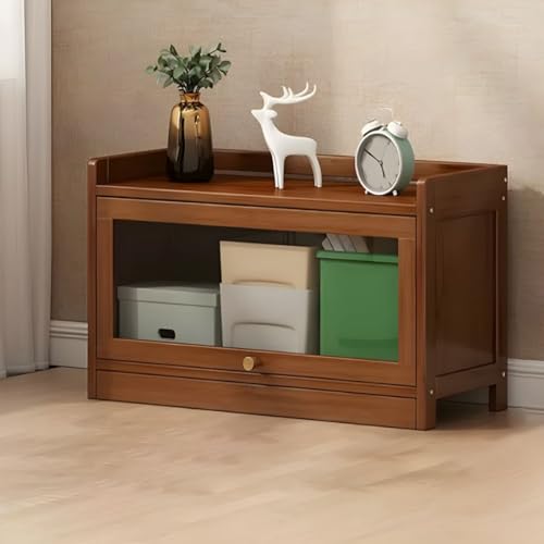 MESCXTY Bücherregal aus Holz, 1-stöckiges Bücherregal, Moderne rechteckige Regale mit geschlossener Rückseite und Schrank für Schlafzimmer, Büro, Küche, Wohnzimmer – Braun, 27,5" L x 12" B x 16,5" H MESCXTY Bücherregal aus Holz, 1-stöckiges Bücherregal, Moderne rechteckige Regale mit geschlossener Rückseite und Schrank für Schlafzimmer, Büro, Küche, Wohnzimmer – Braun, 27,5" L x 12" B x 16,5" H von MESCXTY