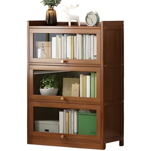 MESCXTY Bücherregal aus Holz, 3-stöckiges Bücherregal, Moderne rechteckige Regale mit geschlossener Rückseite und Schrank für Schlafzimmer, Büro, Küche, Wohnzimmer – Braun, 23,5" L x 12" B x 42" H MESCXTY Bücherregal aus Holz, 3-stöckiges Bücherregal, Moderne rechteckige Regale mit geschlossener Rückseite und Schrank für Schlafzimmer, Büro, Küche, Wohnzimmer – Braun, 23,5" L x 12" B x 42" H von MESCXTY