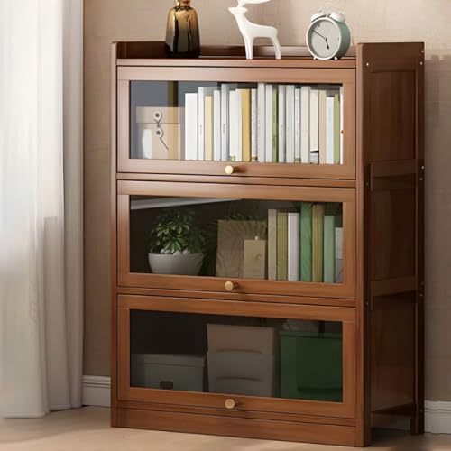 MESCXTY Bücherregal aus Holz, 3-stöckiges Bücherregal, Moderne rechteckige Regale mit geschlossener Rückseite und Schrank für Schlafzimmer, Büro, Küche, Wohnzimmer – Braun, 27,5" L x 12" B x 42" H MESCXTY Bücherregal aus Holz, 3-stöckiges Bücherregal, Moderne rechteckige Regale mit geschlossener Rückseite und Schrank für Schlafzimmer, Büro, Küche, Wohnzimmer – Braun, 27,5" L x 12" B x 42" H von MESCXTY