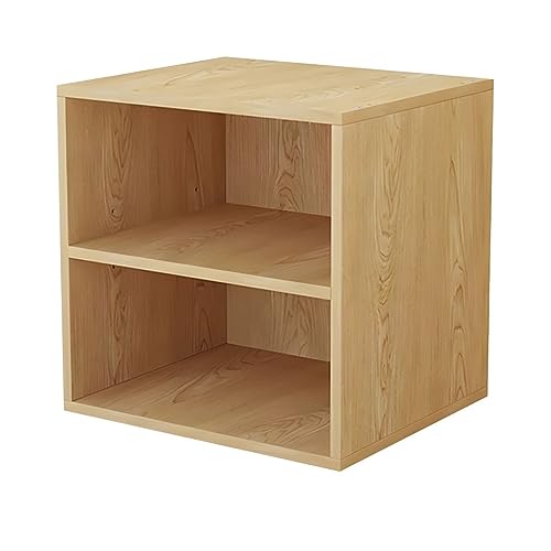 MESCXTY Lagerschrank, modernes Bücherregal aus Holz mit geschlossener Rückseite für kompakte Home-Office-Möbel – Natur, 1 Regal MESCXTY Lagerschrank, modernes Bücherregal aus Holz mit geschlossener Rückseite für kompakte Home-Office-Möbel – Natur, 1 Regal von MESCXTY