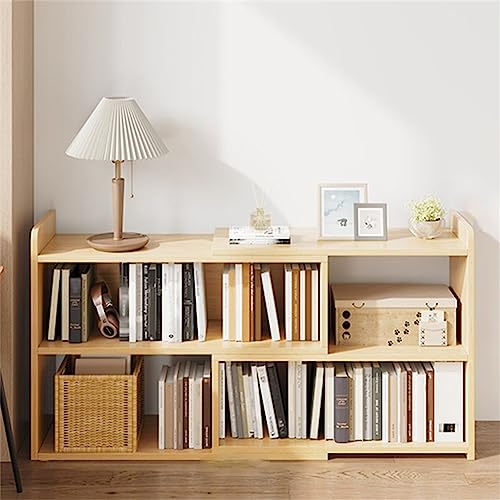 MESCXTY Modernes Bücherregal aus Holzwerkstoff, Standard-Bücherregal mit offener Rückseite, einziehbares Bodenregal, mehrstöckiges Arbeitszimmer-Lagerregal, Schrank, Natur, 23,6" L x 9,4" B, 25,2" H MESCXTY Modernes Bücherregal aus Holzwerkstoff, Standard-Bücherregal mit offener Rückseite, einziehbares Bodenregal, mehrstöckiges Arbeitszimmer-Lagerregal, Schrank, Natur, 23,6" L x 9,4" B, 25,2" H von MESCXTY