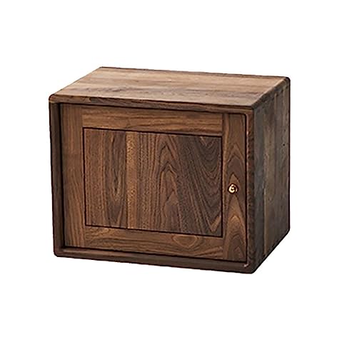 MESCXTY Modernes Bücherregal mit offener Rückseite, Kiefernholz, Würfel-Bücherregal, Büro-Gitterschrank mit Zapfenverbindung, multifunktionaler Schreibtisch mit Tür, 45,7 cm L x 30 cm B, 36,8 cm H von MESCXTY