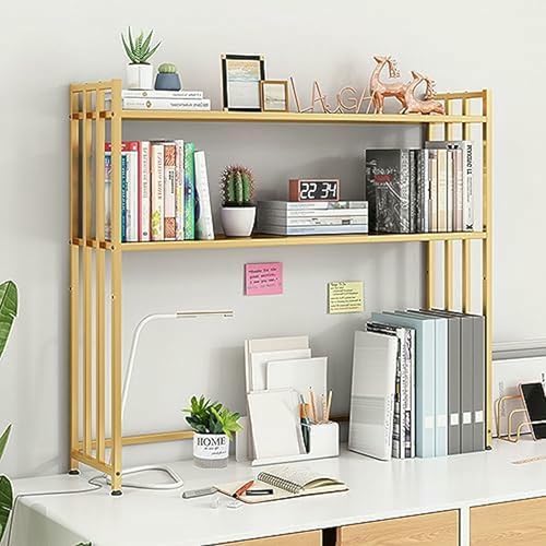 MESCXTY Schreibtisch-Organizer, Aufbewahrungsregal, verstellbare Metall-Ausstellungsregale, Schreibtisch-Bücherregal und Bücherregal für Zuhause, Büro von MESCXTY