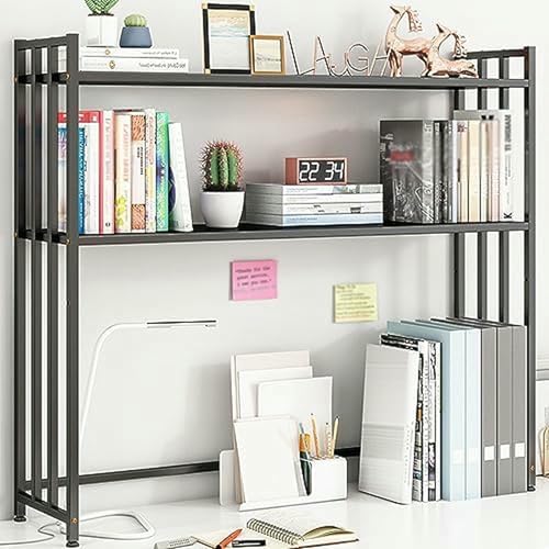 MESCXTY Schreibtisch-Organizer, Aufbewahrungsregal, verstellbare Metall-Ausstellungsregale, Schreibtisch-Bücherregal und Bücherregal für Zuhause, Büro von MESCXTY