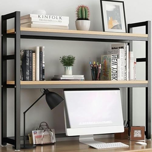 Schreibtisch-Bücherregal für Computertische – 2-stufiges, verstellbares Organizer-Rack, Mehrzweck-Bücherregal für die Arbeitsplatte, Aufbewahrung von Bürobüchern aus Metall für Zuhause und Wohnheimbed Schreibtisch-Bücherregal für Computertische – 2-stufiges, verstellbares Organizer-Rack, Mehrzweck-Bücherregal für die Arbeitsplatte, Aufbewahrung von Bürobüchern aus Metall für Zuhause und Wohnheimbed von MESCXTY