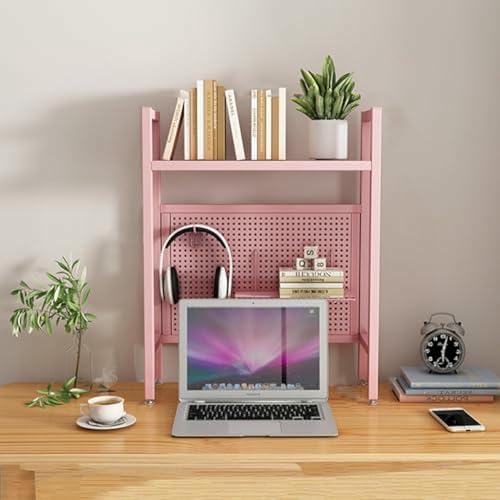 Schreibtischaufsatz für Wohnheim, Schreibtisch-Bücherregal, Bücherregal mit Stecktafel für Studenten, Bücherregal für Wohnheime, Computer-Bücherregal, Home-Office-Racks, Desktop-Aufbewahrungsregal mit von MESCXTY