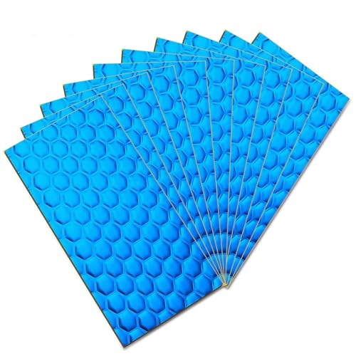 10 STÜCKE 20x10Cm Sound Noise Auto Schalldämmende Matte Butyl Sound Deadener Motorhaube Heißer Lärm Isolierung Und Dämpfung Material Schallschutzmatte 10 STÜCKE 20x10Cm Sound Noise Auto Schalldämmende Matte Butyl Sound Deadener Motorhaube Heißer Lärm Isolierung Und Dämpfung Material Schallschutzmatte von MESKEL