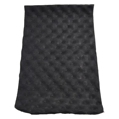 2 Cm 1 Packung Auto-Schallschutzmatte Lärmdämmungsschaummatte Subwoofer-Dämpfungsmatte Schwarze Auto-Schallschutzmatte Schallschutzmatte(50x30cm) von MESKEL