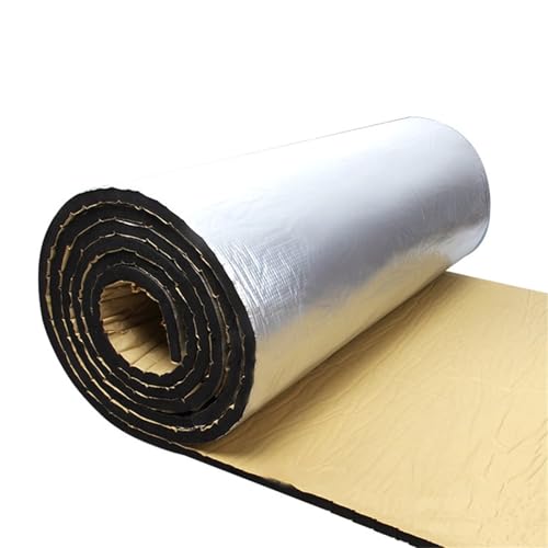 5/10MM Auto Van Schallschutz Trittschalldämmung Isolierung Auto Haube Isolierung Stille Tür Wand Sound Deadener Wärmedämmung Matte Schallschutzmatte(400x250x10mm) von MESKEL