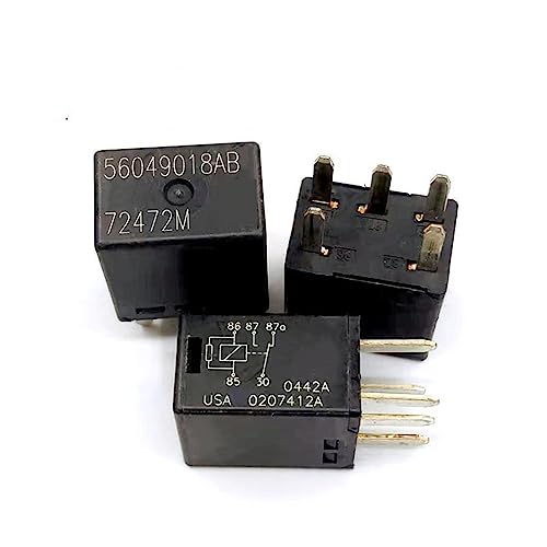 Relais: 56049018AB 72472M 12 VDC Lieferung 35 A 5 Pins G8V-RH-1C7T-R-DC12 12 VDC Kfz-Relais (Size : 1pcs) von MESKEL
