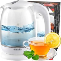 MS 1302 weißer Glaswasserkocher 1,7 L von MESKO