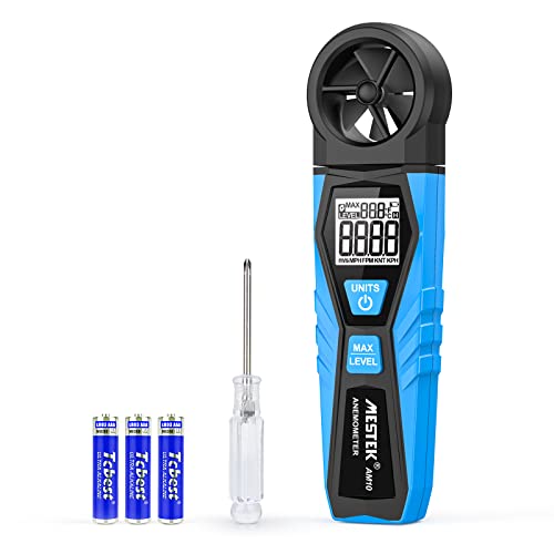 Windmesser Digitaler Anemometer MESTEK Windmessgerät Handheld Windgeschwindigkeit Lufttemperatur Max Wind Gauge Measure 1.1~30m/s Wind Speed for Windsurfing Kite Drone Flying Sailing Surfing HVAC CFM Windmesser Digitaler Anemometer MESTEK Windmessgerät Handheld Windgeschwindigkeit Lufttemperatur Max Wind Gauge Measure 1.1~30m/s Wind Speed for Windsurfing Kite Drone Flying Sailing Surfing HVAC CFM von MESTEK