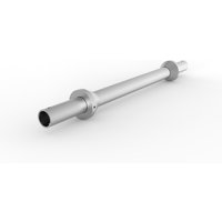 Kabeltrommelachse mit Zentrierstücken für META MULTIPAL Kabeltrommelregal, Durchmesser 42,4 mm, für Fachbreite 1.100 mm von META