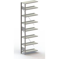 META Regalbau 178474 Aktenregal-Anbaumodul (B x H x T) 756 x 2500 x 336mm Stahl verzinkt Verzinkt Me von META Regalbau
