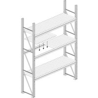 META Regalbau 79797 Fachboden (B x T) 3300mm x 1100mm Stahl Stahlpaneele 1St. von META Regalbau