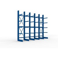 META Komplettpaket Schwerlast-Kragarmregal, einseitig, Tragkraft pro Arm 630 kg, HxBxT 4.000 x 5.100 x 1.155 mm, 6 Ständer META Komplettpaket Schwerlast-Kragarmregal, einseitig, Tragkraft pro Arm 630 kg, HxBxT 4.000 x 5.100 x 1.155 mm, 6 Ständer von META