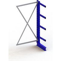 Meta Kragarmregal Anbau IPE140 einseitig Enzianblau + 4 Armen je Ständer Meta Kragarmregal Anbau IPE140 einseitig Enzianblau + 4 Armen je Ständer von META