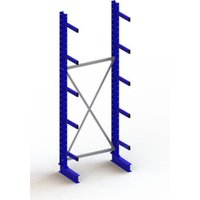 Meta Kragarmregal Grundregal IPE140 einseitig Enzianblau + 5 Kragarmen je Ständer von META