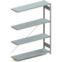 Meta Steckregal Anbauregal S3 CLIP 200 AR lichtgrau + 5 Böden von META