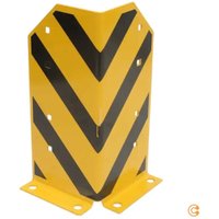 [NEUWERTIG] B-Ware Meta Rammschutzecke Rammschutz Schwarz Gelb Ral9004 1003 400mm 4 Schraubanker von META