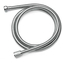 Brauseschlauch Dusche 200 cm mit Doppelspiralschlauch in Edelstahl mod. Ecoflex von METAFORM