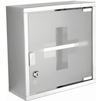 Idralite - Erste-Hilfe-Schrank leer mit Schlüssel 27x28,5 Cm Mod. Mayday von IDRALITE