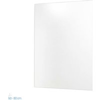 Rechteckiger Wandspiegel 60x80 für das Badezimmer mod. Narciso Wide von METAFORM