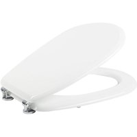 Wc-Sitz weiss Toilettendeckel aus mdf mit Deckel mod. Liuto Fit von IDRALITE