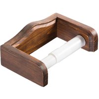 Wand-Toilettenpapierhalter Klopapierhalter aus Holz stile arte povera Mod. Mathilde von METAFORM