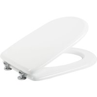 Wc-Sitz weiss Toilettendeckel aus mdf mit Deckel mod. Sintesi 2.0 von IDRALITE