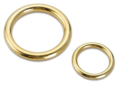 Ringe P/Vorhang Messing glänzend Art.101 von METAL MINUTERIE