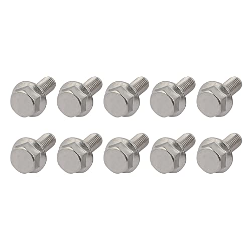 METALLIXITY 15Stk Flachrund Sechskant Schrauben (M6x16mm) Sechseck Bolzen Vollgewinde Schraube - für Hausbau Hardware Befestigungen von METALLIXITY