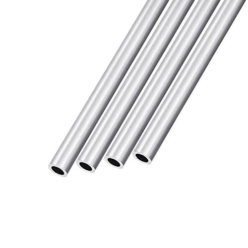 METALLIXITY 4Stk 6063 Aluminum Rohr (12.5mm AD x 8.5mm ID x 300mm L) - für Haushalt Geräte Maschinen DIY Handarbeit von METALLIXITY