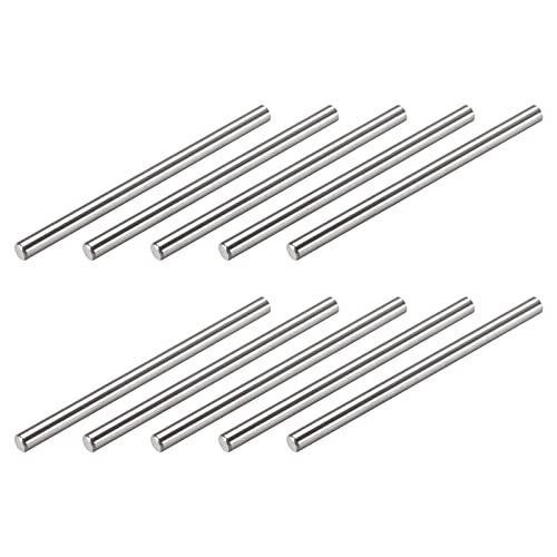 METALLIXITY Dübelstifte (5 mm x 80 mm) 10 Stück, 304 Edelstahl-Regalträgerstifte Stiftbefestigungselemente – für Metallgeräte, Möbelinstallation, Industrie, Heimwerker von METALLIXITY